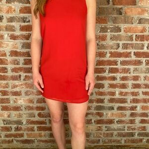 Norah Womens Above The Knee Red Dress.  CSW137P6.